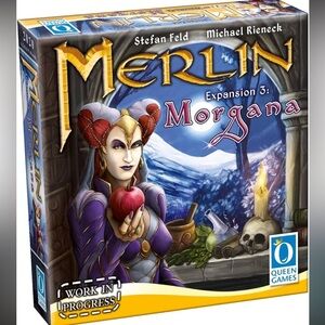 ••New In Box Merlin Expansion 3: Morgana Board Game Purple And Gold